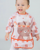 Bohem Bear 2'li Kombin Kollu Mama Önlüğü