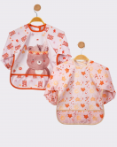 Bohem Bear 2'li Kombin Kollu Mama Önlüğü