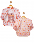 Bohem Bear 2'li Kombin Kollu Mama Önlüğü