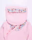 3 Ay Kız Bebek Fırfır Detay 5'li Hastane Çıkış Seti Pembe