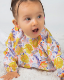 Limon Sıvı Geçirmez Kollu Mama Önlüğü