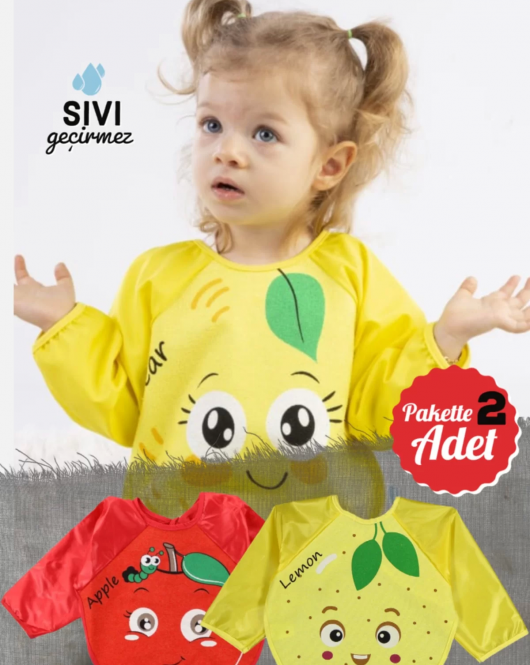 Mevye Giyilebilen Bebek Önlüğü