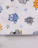 Monster 95*120 Müslin Bebek Battaniyesi