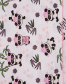 Pembe Bambu 95*120 Müslin Bebek Battaniyesi
