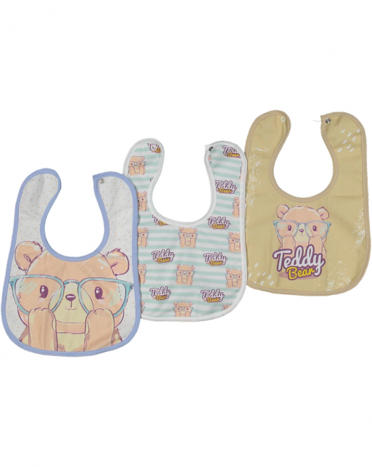 Teddy Bear 3'lü Kutulu Mama Önlüğü