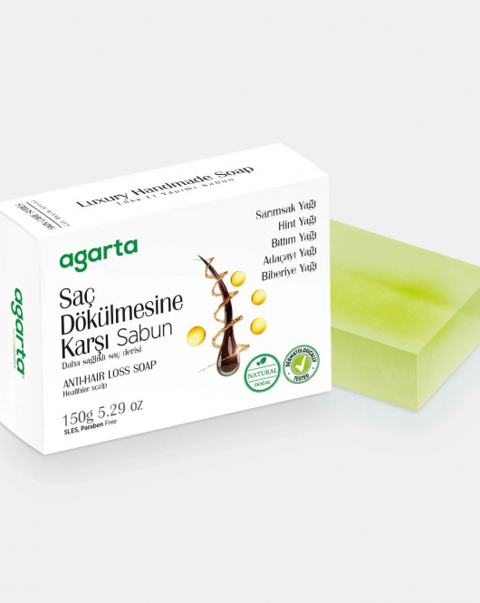 Agarta Cilt Bakım Sabunu 150 Gr Saç Dökülmesine Karşı