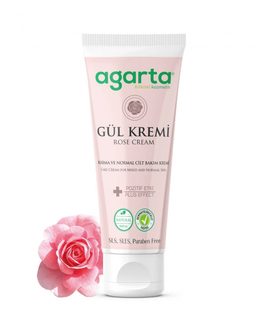 Agarta Doğal Cilt Bakım Kremi 75 ml Gül