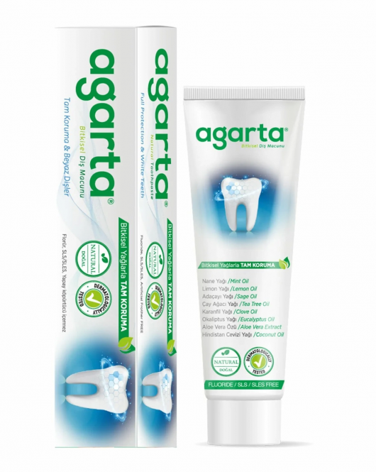 Agarta Doğal Diş Macunu 100ml Bitki Özlü