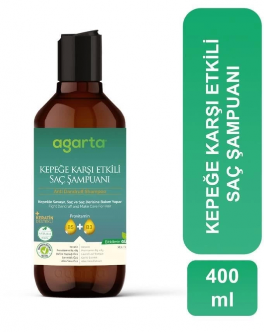 Agarta Doğal Kepeğe Karşı Şampuan 400 ml