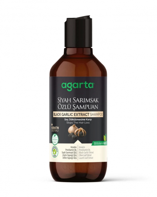 Agarta Siyah Sarımsak Özlü Şampuan 400 ml
