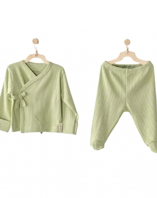 Andywawa AC23645 Modal 2li Bebe Zıbın Takım Green