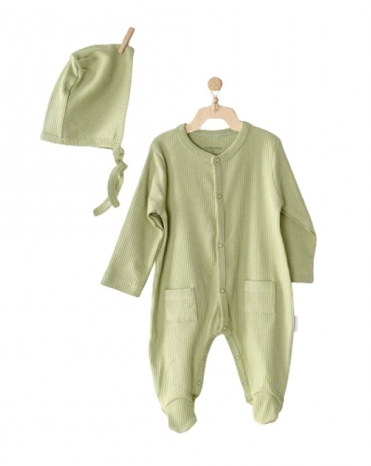 Andywawa AC23651 Modal Bebe Tulum Takım Green
