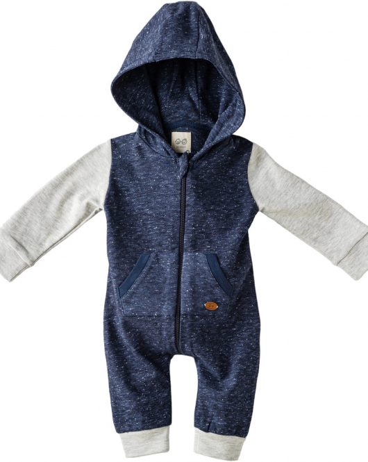 Andywawa AC24063 Be Strong Bebe Tulum Navy Grey