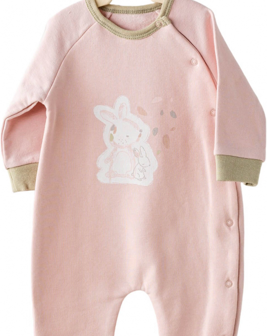 Andywawa Ac24073 Baby Casual Bebek Tulum Pink