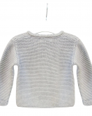 Andywawa AC24333 Basic Bebe Ceket Grey Melange