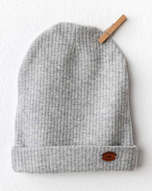 Andywawa AC25207 Basic Bebe Şapka Grey Melange