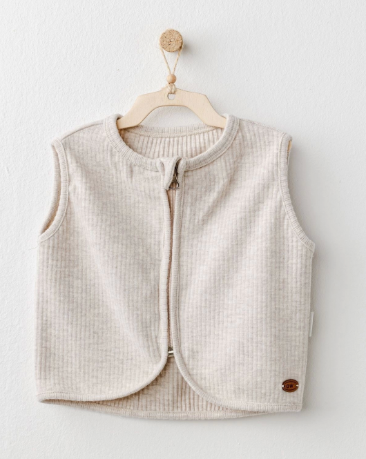 Andywawa AC25208 Basic Bebe Yelek Beige