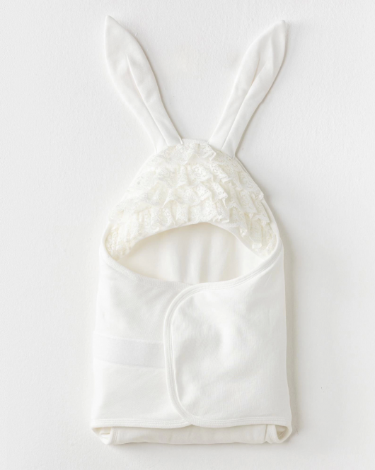 Andywawa AC25313 Swaddle Chic Girl Bebek Kundak Ekru
