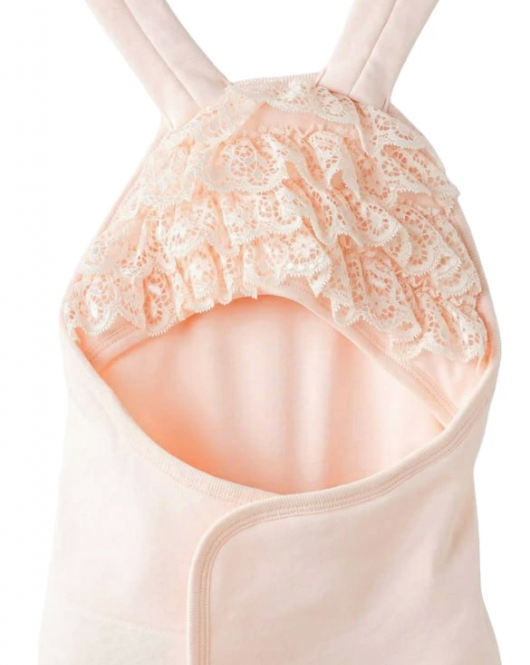 Andywawa AC25313 Swaddle Chic Girl Bebek Kundak Salmon