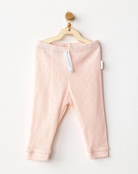 Andywawa Ac25556 Pants Jacquard Basic Pantolon Pink