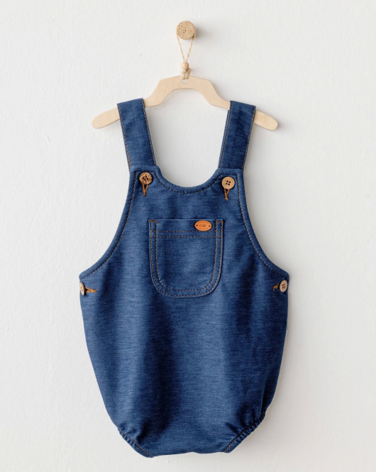 Andywawa Ac25931 Romper Casual Bebek Tulum İndigo