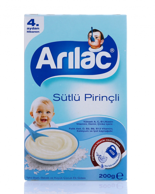 Arılac İnstant Sütlü Pirinçli Ek Gıda 200 Gr
