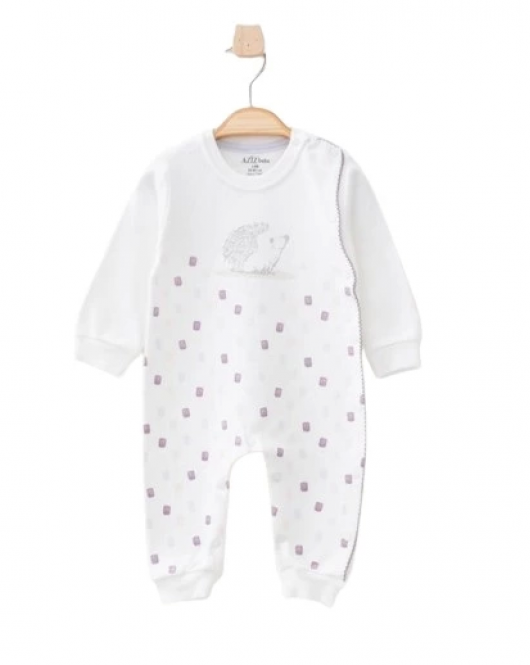 Aziz Bebe Bebek Tulum 6849 Ekru