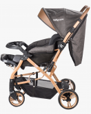 Baby Care 65 Capron Gold Çift Yönlü Puset Gold Siyah