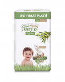 Baby Turco Doğadan Bebek Bezi 2'li Fırsat Paketi No:6 46 Adet