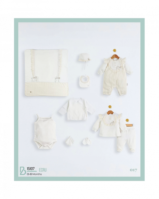 Babydola 10 Parça Hastane Çıkışı 15107 Ekru