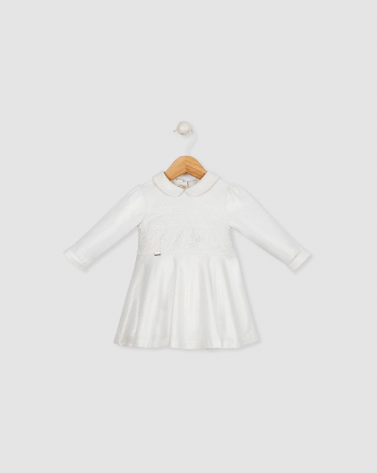 Babydola 13959 Elbise Ekru