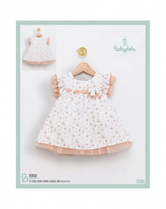 Babydola 15150 Elbise Ekru