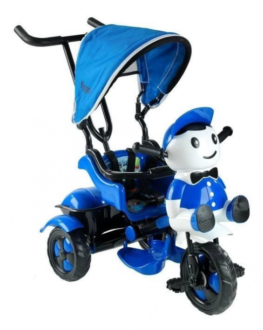 Babyhope 125 Yupi Triycle 3 Tekerli Kontrollü Bisiklet Mavi