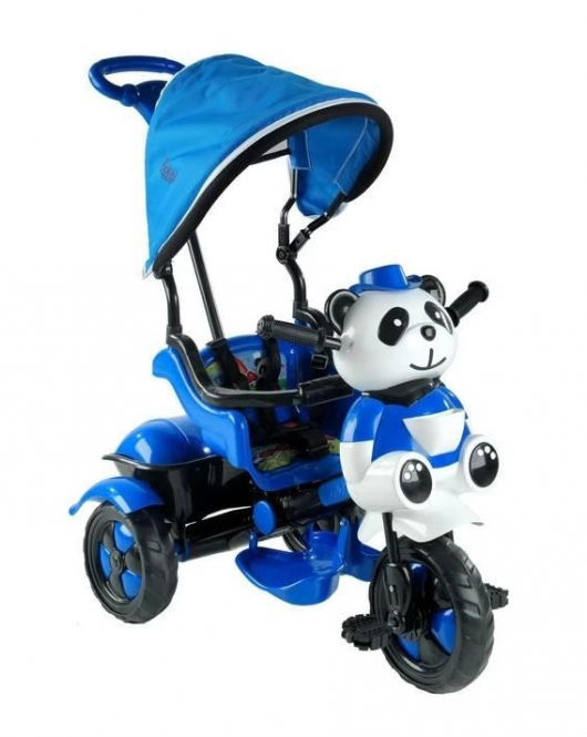 Babyhope 127 Little Panda 3 Tekerli Kontrollü Bisiklet Mavi