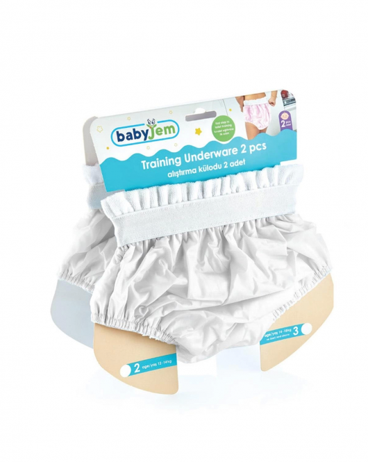 BabyJem Alıştırma Külodu Kutulu 2Li 155 Beyaz