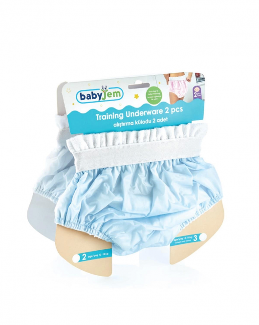 BabyJem Alıştırma Külodu Kutulu 2Li 155 Mavi