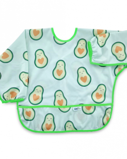 BabyJem Baskılı BLW Kollu Önlük 784 Avokado
