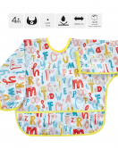 BabyJem Baskılı BLW Kollu Önlük 784 Harf Desen