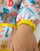 BabyJem Baskılı BLW Kollu Önlük 784 Harf Desen