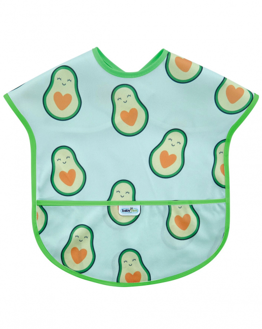 BabyJem Baskılı BLW Kolsuz Önlük 788 Avokado