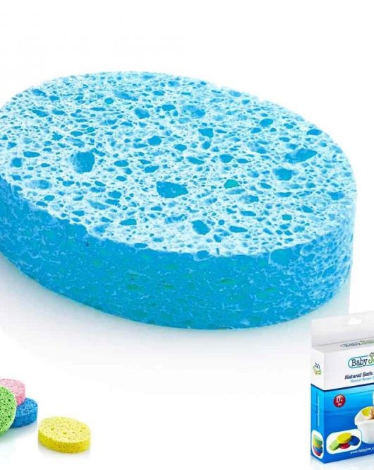 BabyJem Bebek Banyo Süngeri Selülozik 020 Mavi