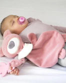 BabyJem Diş Kaşıyıcılı Uykucu Ayıcık 680 Gül Kurusu