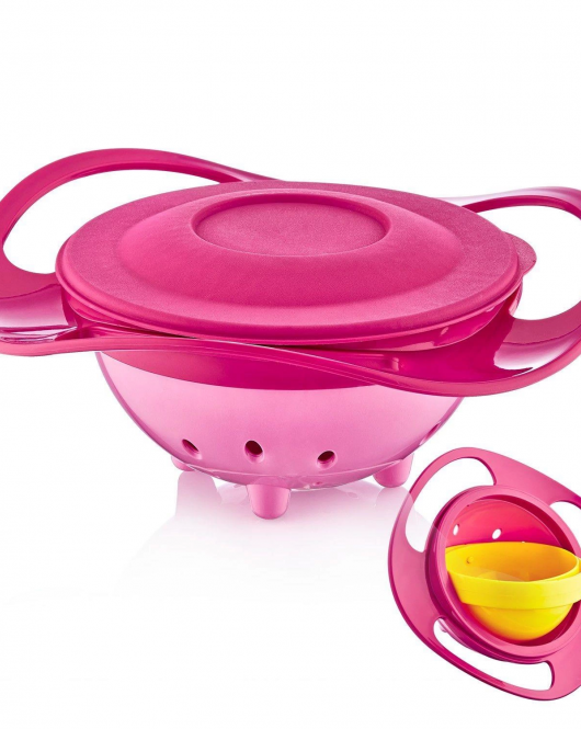 BabyJem Dökülmeyen Tabak 350 Pembe