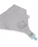 BabyJem Emzik Askılı Müslin Önlük 837 Gri