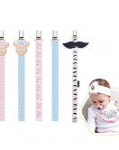 BabyJem Emzik Tutacağı Desenli 427 Pembe Ayıcık