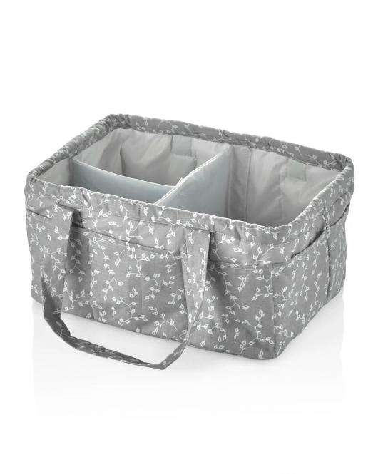 BabyJem Katlamalı Anne & Bebek Organizer 795 Gri Çiçek