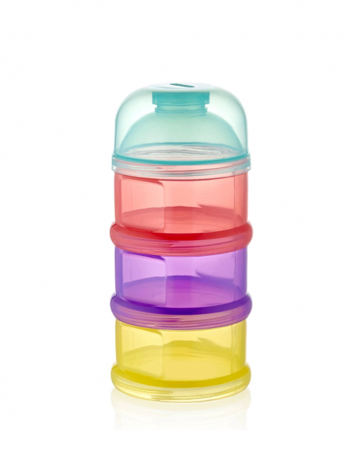 BabyJem Katlı Toz Mama Kabı 545 Karışık Renkli