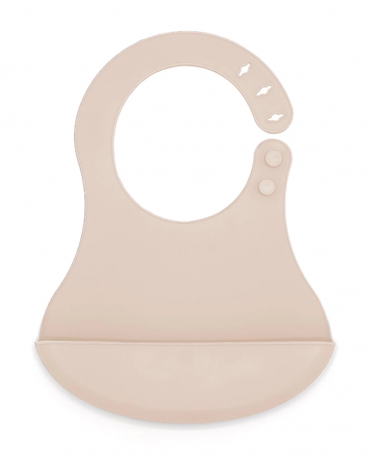 BabyJem Mini Silikon Önlük 718 Ekru