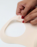 BabyJem Mini Silikon Önlük 718 Ekru