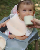 BabyJem Mini Silikon Önlük 718 Ekru